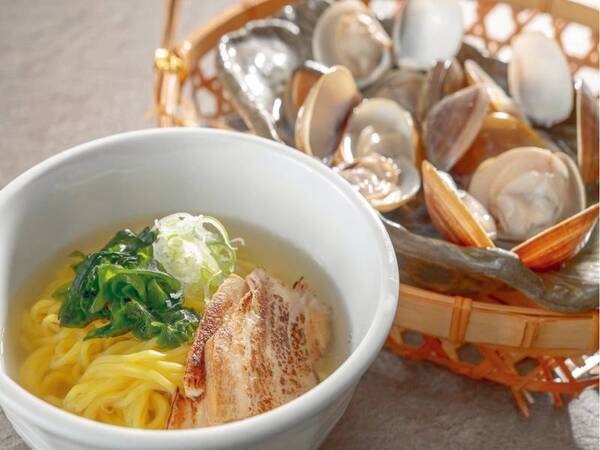 【朝食ビュッフェ/例】九十九里名物の蛤だしラーメン