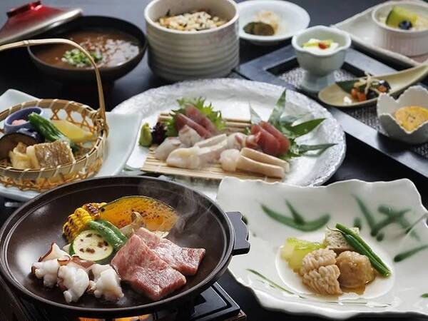愛知の特産物を堪能いただける会席料理 土地の恵み会席(6月~8月)/例