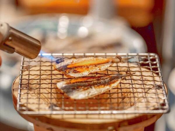 【朝食ビュッフェ/例】炙りままかり