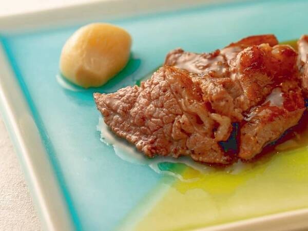 【夕食・懐石ブッフェ】オーダーステーキ/例