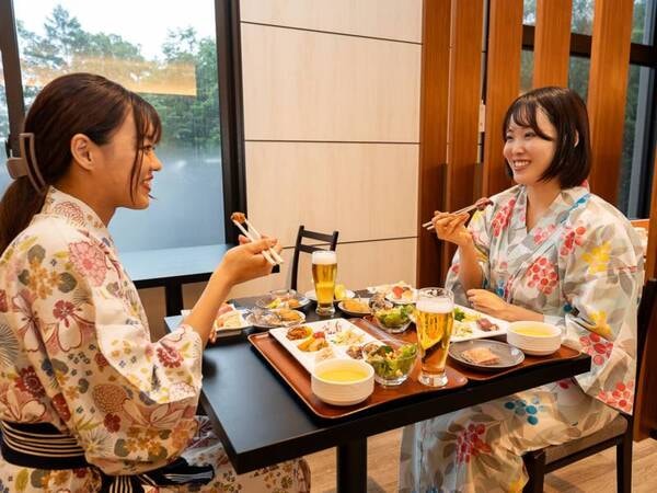 【ご夕食】美味しいと自然と笑みがこぼれますね♪（イメージ）