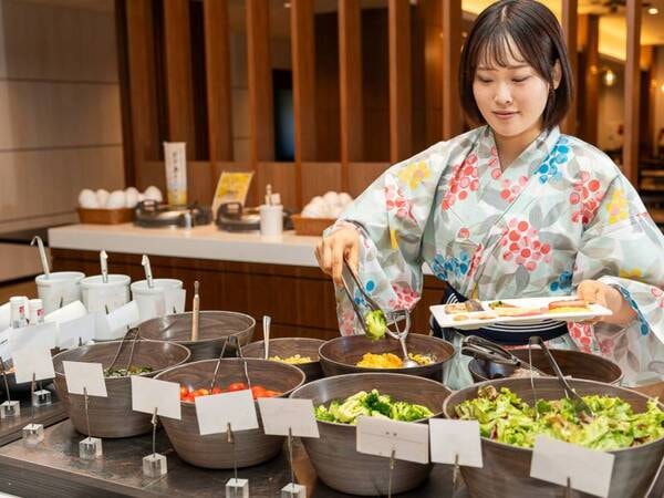 【朝食ビュッフェ】お野菜もしっかり摂ってバランス良い朝食を♪※イメージ