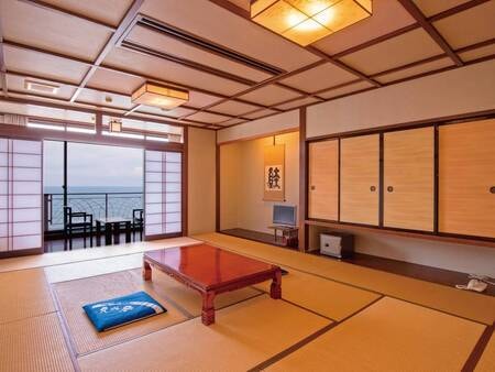 【客室/例】17.5畳の広々としたお部屋で、ご友人グループやご家族での利用もおすすめ
