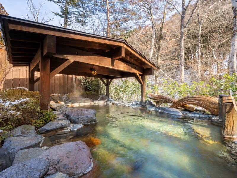 【大浴場露天風呂】冬