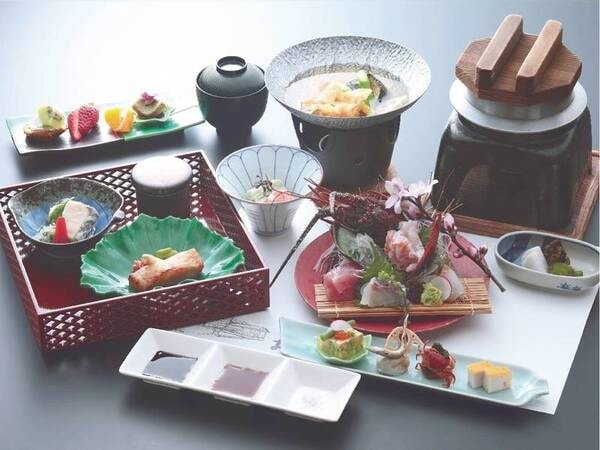 【選べるメイン】伊勢海老or国産牛ステーキプラン/例