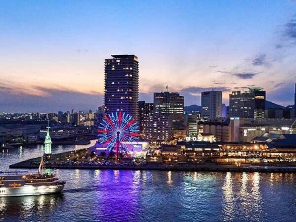ホテルからの夕景