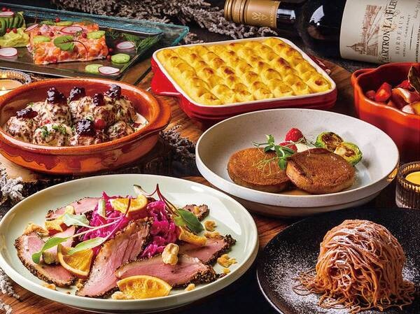 【夕食バイキング/例】しぼりたてモンブランもおすすめ♪