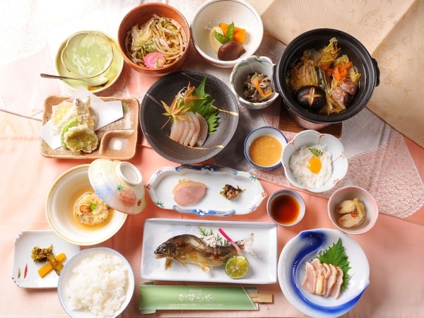 【祖谷会席/例】山の幸中心の祖谷会席（全11品）