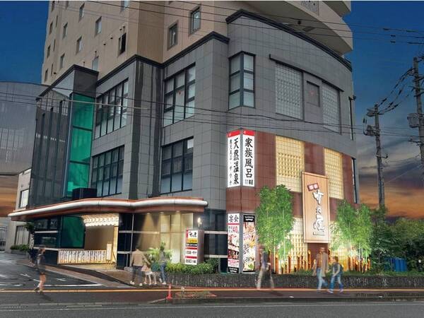 【ホテル1階の居酒屋「竹乃屋」】かけ流しの名湯を満喫した後は、肩ひじ張らずに居酒屋メニューや博多名物料理などを楽しみたい♪