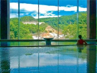 第一滝本館/【男性浴場/食塩泉】四季折々の地獄谷をたのしめる