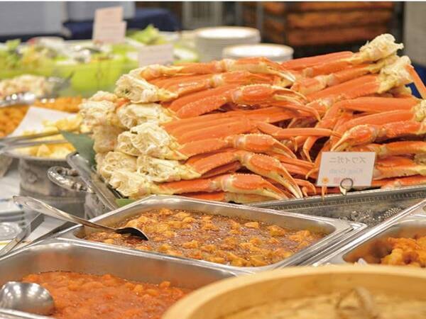 蟹食べ放題ハーフバイキング/例