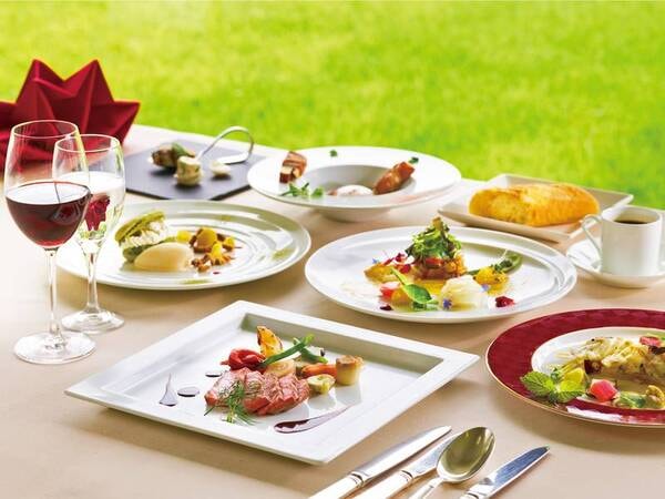 【ホテルシャンベール･グレードアップフレンチ/例】四季折々の豪華食材を贅沢に使用したフレンチ
