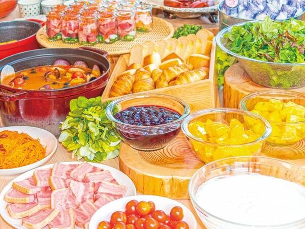 【朝食/例】洋食メニューも充実!デザートも日替わりで約10品をご用意(イメージ)