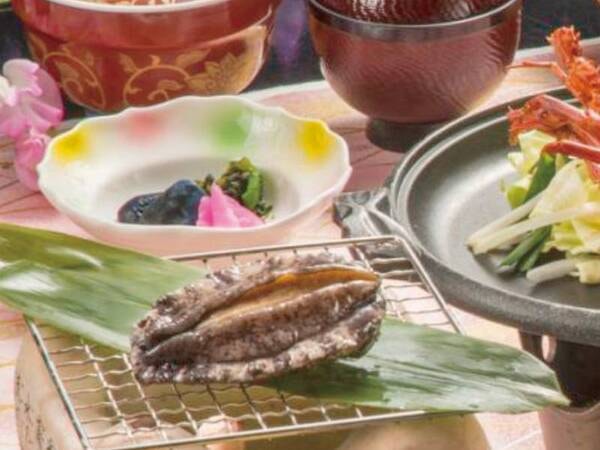 鮑の踊り焼き/例