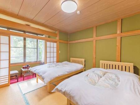 【和室8畳/写真例】2~3名様でご利用ください。(※バス・トイレ無、トイレは各階にございます)