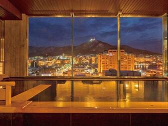 ラビスタ函館ベイANNEX（共立リゾート）／【大浴場/内湯】泉質は保温効果抜群の｢ナトリウム塩化物強塩泉