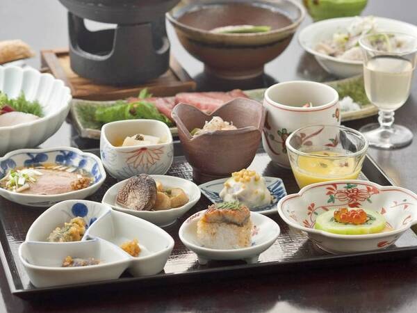 【少量会席/例】夕食内容はお任せ。量控えめ会席