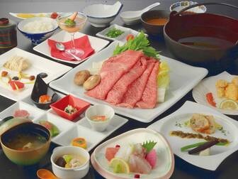 宮之城温泉 手塚ryokan/黒毛和牛しゃぶしゃぶ創作会席/例