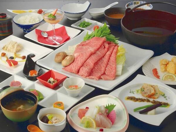 黒毛和牛しゃぶしゃぶ創作会席/例