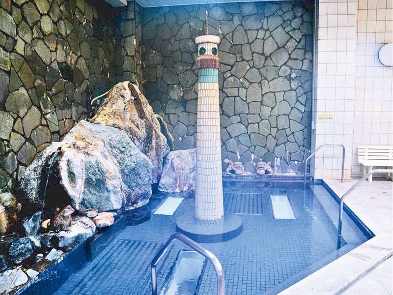 【大浴場】灯台風呂