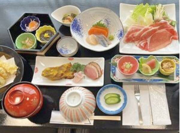 【夕食:高砂会席(しゃぶしゃぶ)/例】