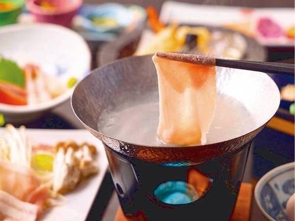 【夕食:高砂会席(しゃぶしゃぶ)/例】