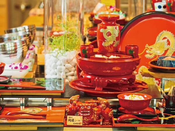 【ぬちぐすい朝食ビュッフェ/例】琉球王朝「東道盆」