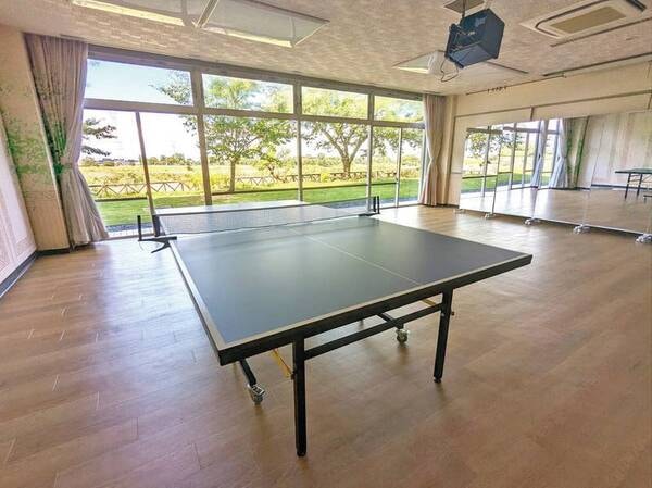 館内/無料卓球場