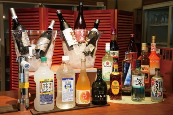 夕食時、ドリンクインクルーシブ！【写真/例】