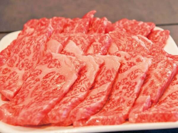 【夕食/例】霜降り肉も食べ放題!