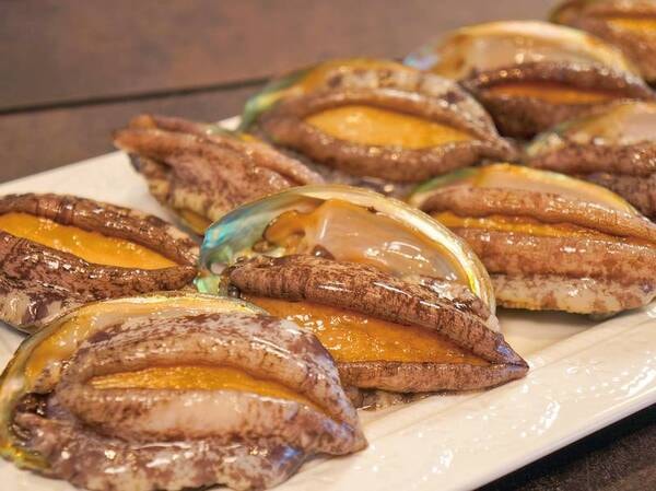【夕食/例】豪華!あわびが食べ放題!
