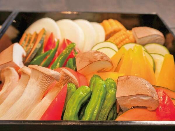 【夕食/例】野菜盛り合わせ