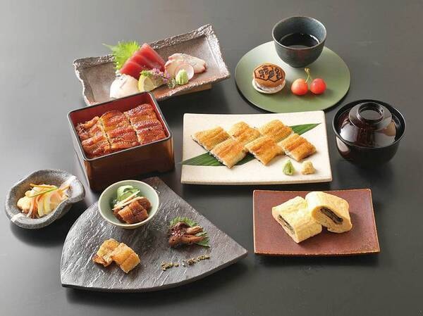【夕食/例】うなぎ『四代目菊川』の雛菊コース