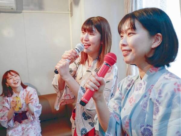 カラオケ利用は最初の30分無料！（以降は30分ごとに500円かかります）