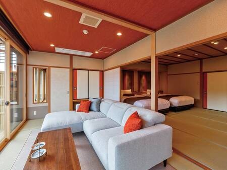 ひのき展望露天付Jrスイート/個室食事処