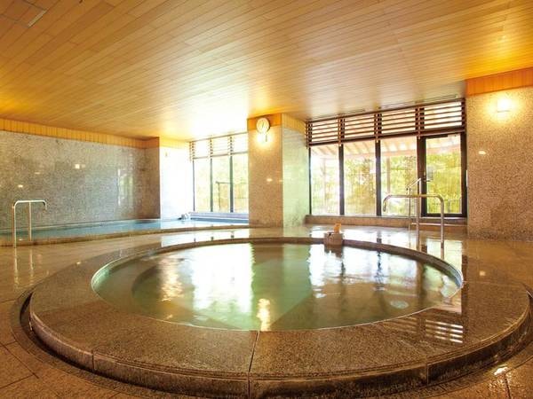 【大浴場/御影湯】日本三大古湯の名湯を伊予大島石を使用した湯船で満喫