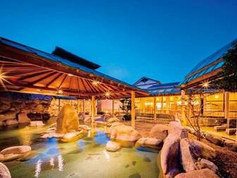 くつろぎの宿 樹楽/【露天風呂】西日本最大級のお風呂は圧巻!その他歩行湯・壺湯など多彩!