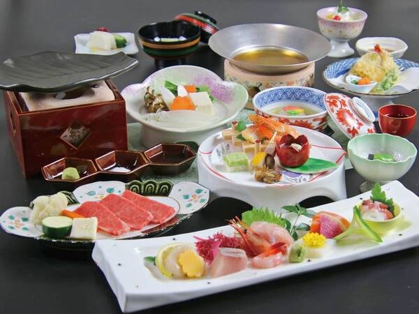 A5ランク和牛料理付!四季替わり会席膳/例