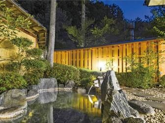 奥天竜不動温泉 佐和屋/【木遣の湯(男湯)の露天風呂】