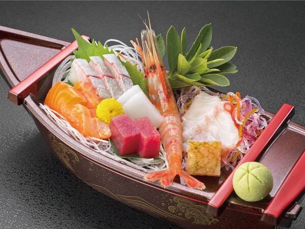 贅沢ごちそう会席・舟盛り/例