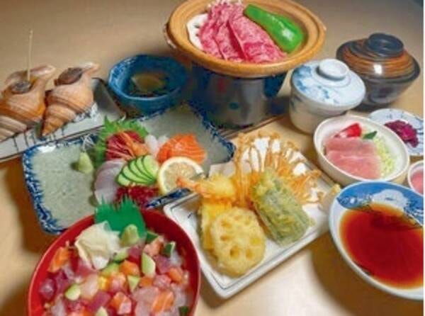 牛陶板焼き付雅膳/例