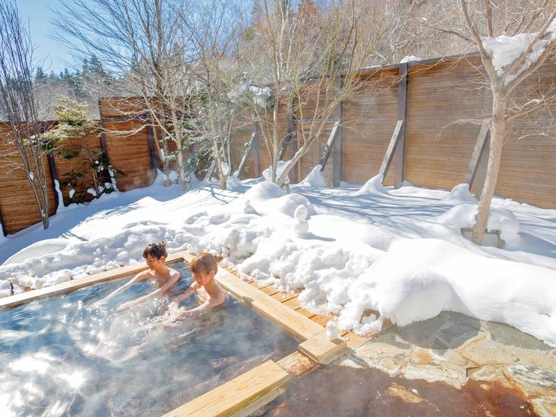 露天風呂（冬）雪見露天