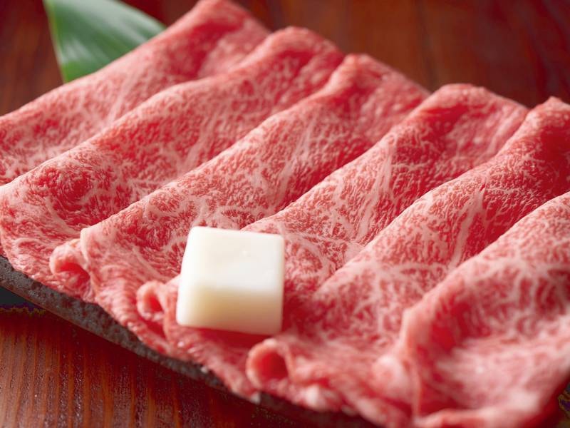 国産牛を使った焼きしゃぶ