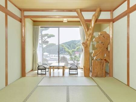 【和室(通常)/例】
くつろげるよう、シンプルに作られた空間
