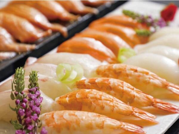 【バイキング例】握り寿司も食べ放題

