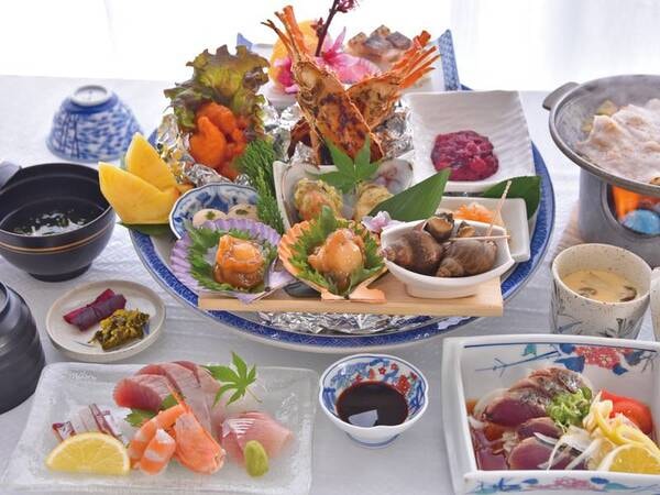 【鰹のたたき付皿鉢プラン/例】高知名物「鰹のたたき」と郷土料理の「皿鉢料理」を味わう