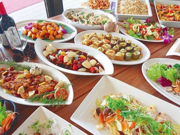 秋のバイキング料理一例
