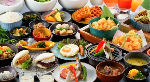 朝食ビュッフェ