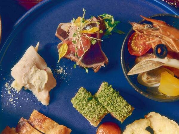 【夕食】ハーフバイキングメニュー一例