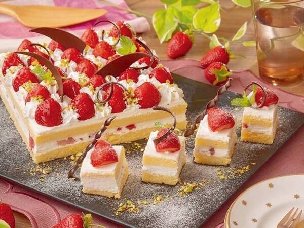 【アフタヌーンティー】いちごショートケーキ/例